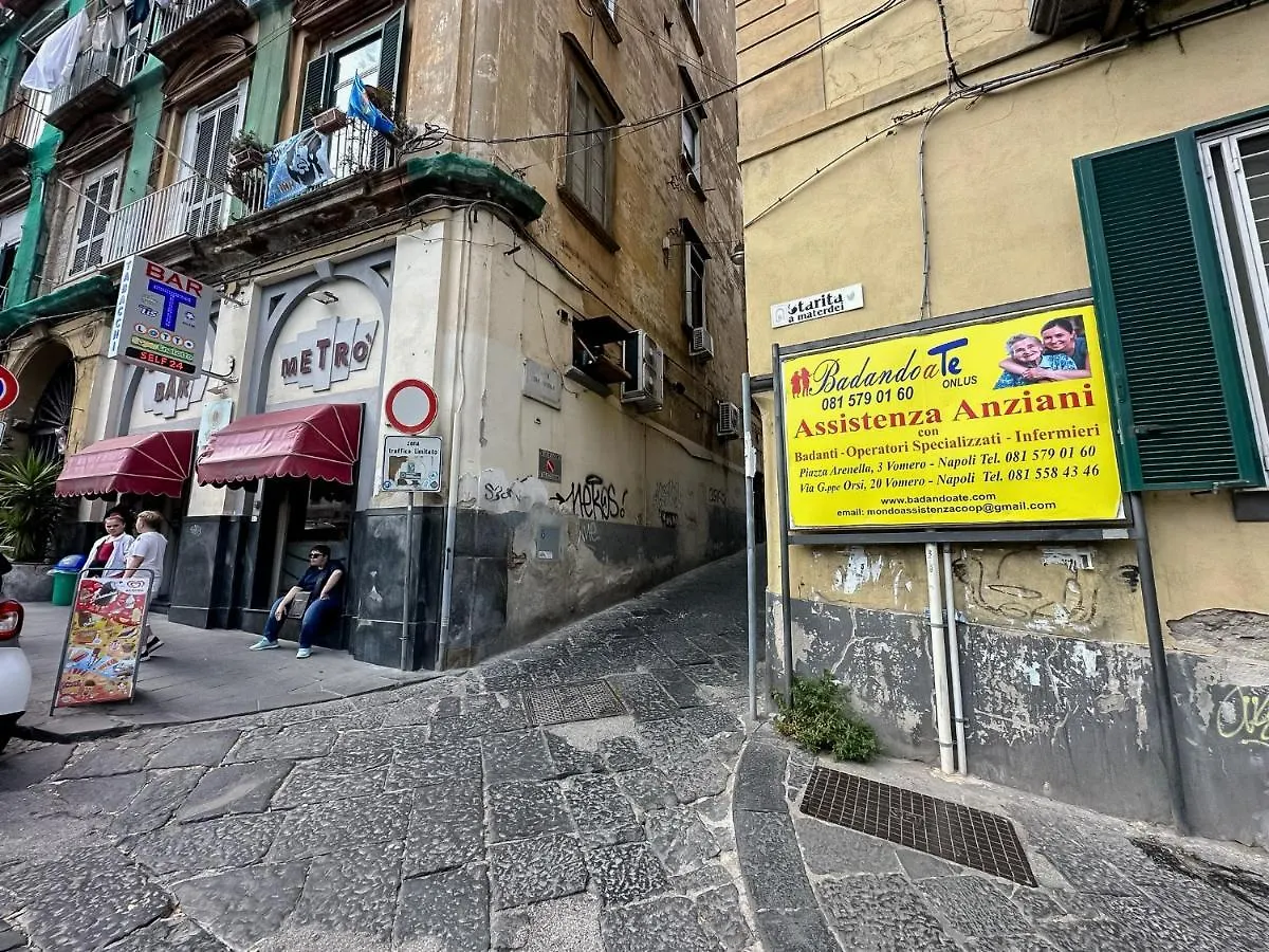 Exclusive Parking Flat X 4 Near Metro 1 Salvator Rosa Apartment Naples